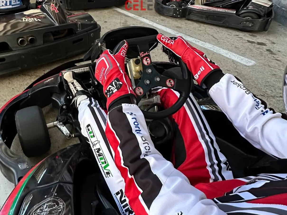 Gants karting pro personnalisés Celer Kart Equipment
